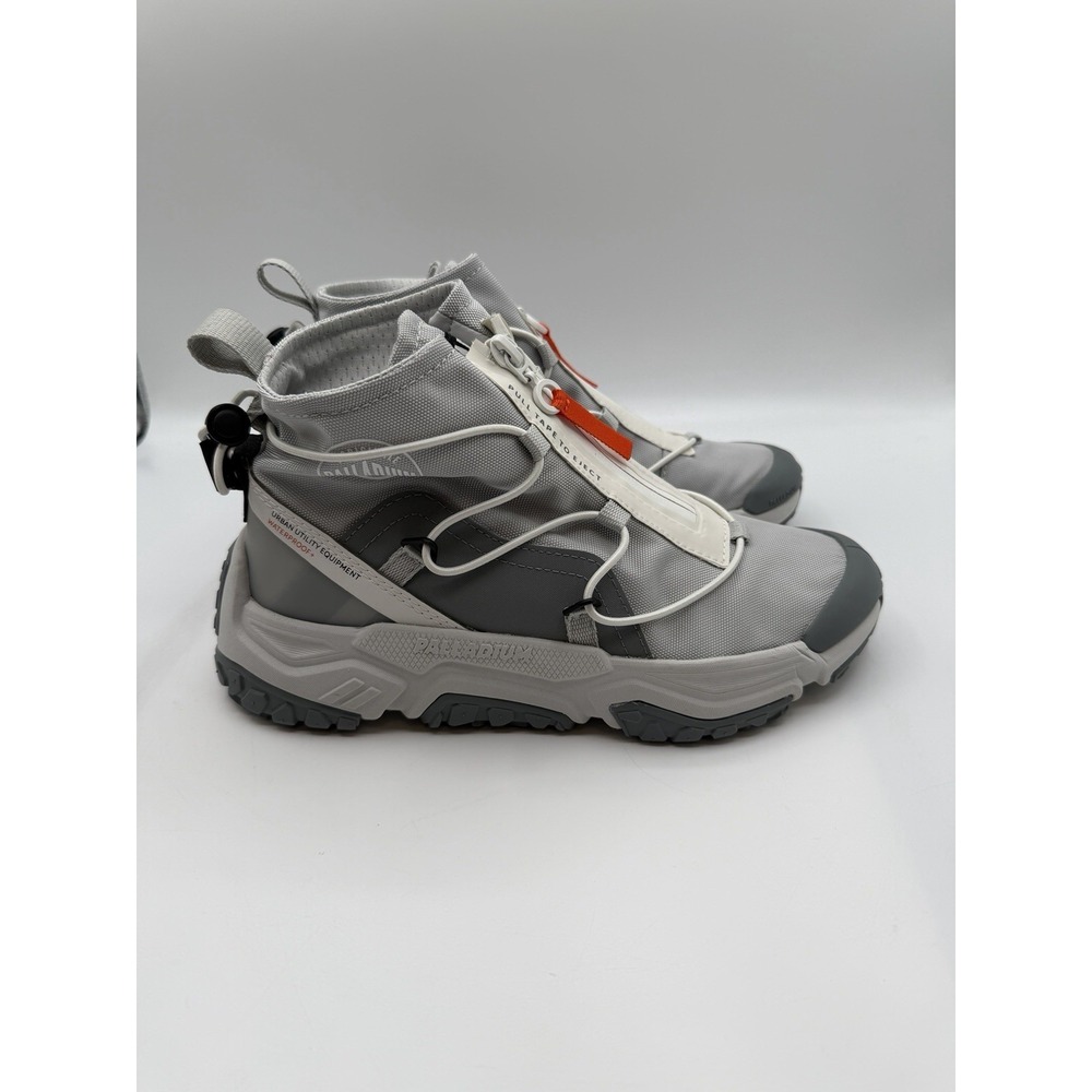 Palladium Off-Grid Hi Zip WP+ Boots, Women's 6.5,EU37.5,Glacier Gray,Waterproof - Picture 4 of 15